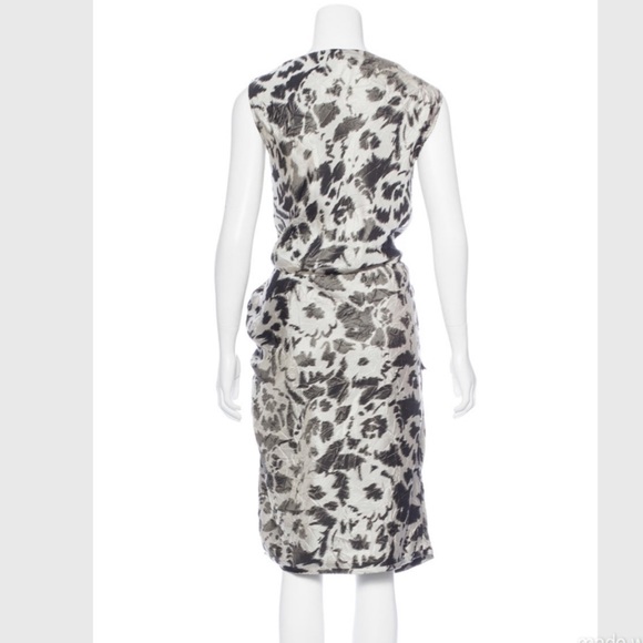 Lanvin silk dress with ruched waist - Picture 2 of 3